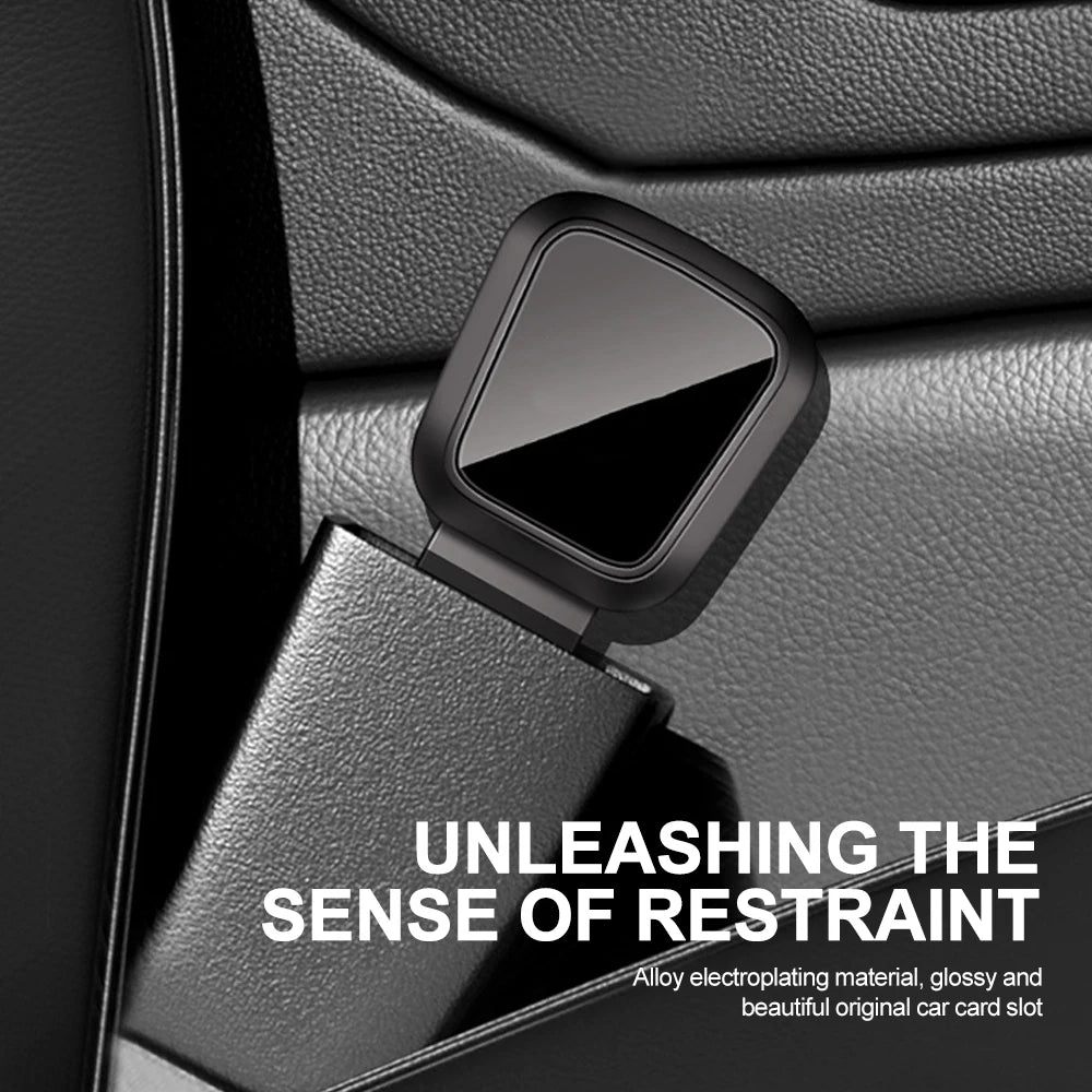 2PCS Car Seat Belt Clip Extender Safety Buckle for Tesla Porsche Thick Insert Socket Lock Buckle Plug - Automotive Safety