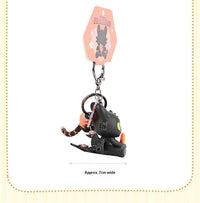 Potdemiel  Cartoon Dragon Glow Pendant Toothless Plush Glowing Keychain Pendant Cartoon Ornament Backpack Charm Gift For Fans