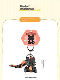 Potdemiel  Cartoon Dragon Glow Pendant Toothless Plush Glowing Keychain Pendant Cartoon Ornament Backpack Charm Gift For Fans