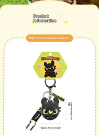 Potdemiel  Cartoon Dragon Glow Pendant Toothless Plush Glowing Keychain Pendant Cartoon Ornament Backpack Charm Gift For Fans