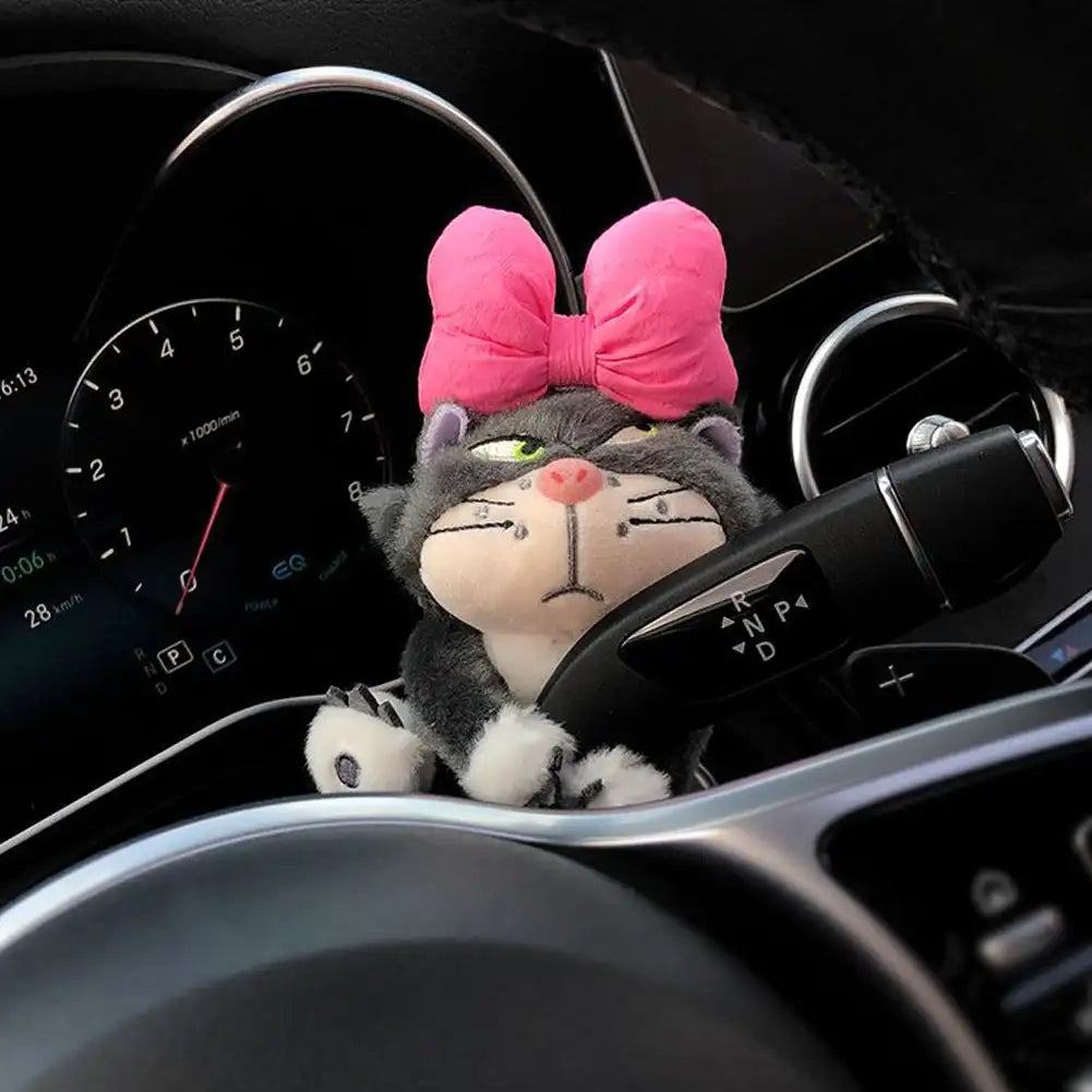 Adorno Peluche para Palanca de Auto – Diseño Tierno