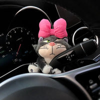 Adorno Peluche para Palanca de Auto – Diseño Tierno
