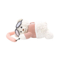 New Plush Car Tissue Box Bear Hanging Hanging Tissue Box Cartoon Armrest Box Paper Case Car Inner Decor