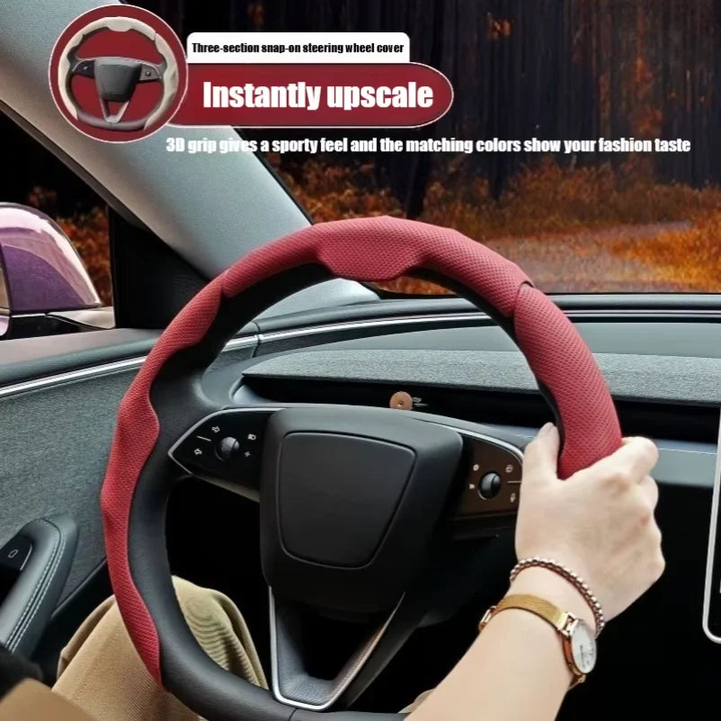 Funda de Volante Cuero Nappa – Antideslizante y Confortable