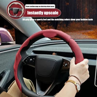 Funda de Volante Cuero Nappa – Antideslizante y Confortable