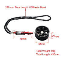 Car Mirror Rearview Pendant Auto Interior Decor Pendants Aluminum Wheel With Shock Absorber Ornament Hanging Accessories