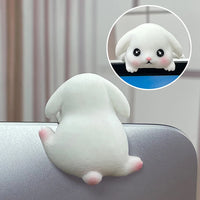 Cute Screen Ornaments Monitors Easy-Lying Animal Ornaments Car Navigator Screen Ornaments Computer TV Monitors Animal Ornaments