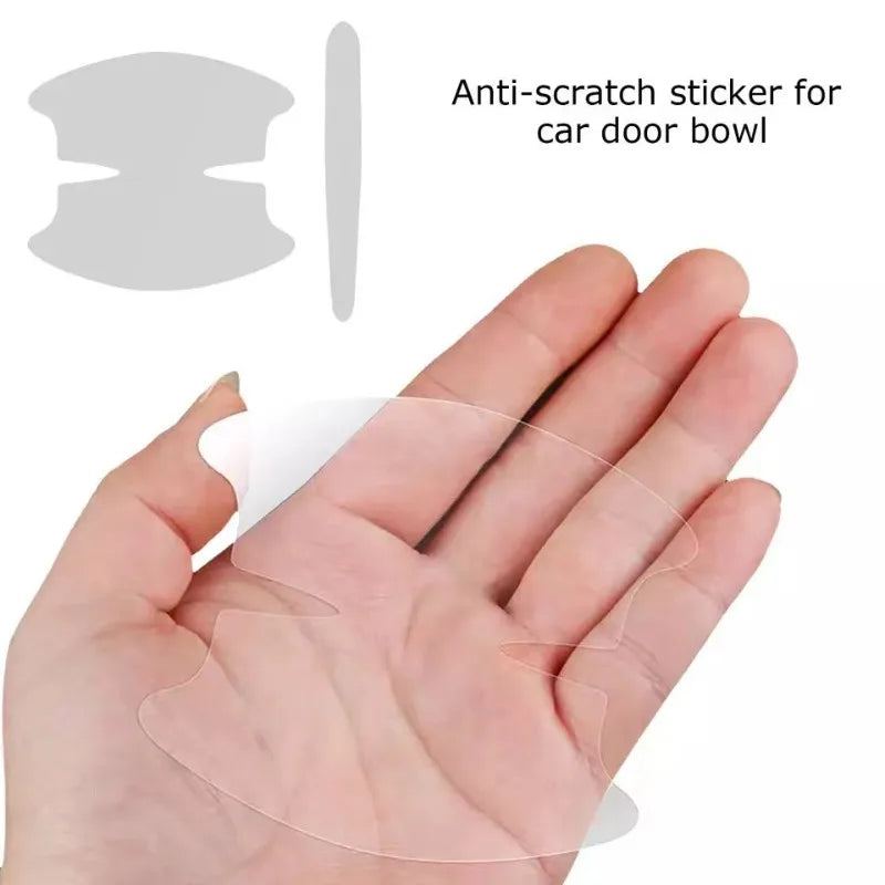 Protector Transparente Antirayones para Manijas de Auto – 8 Piezas