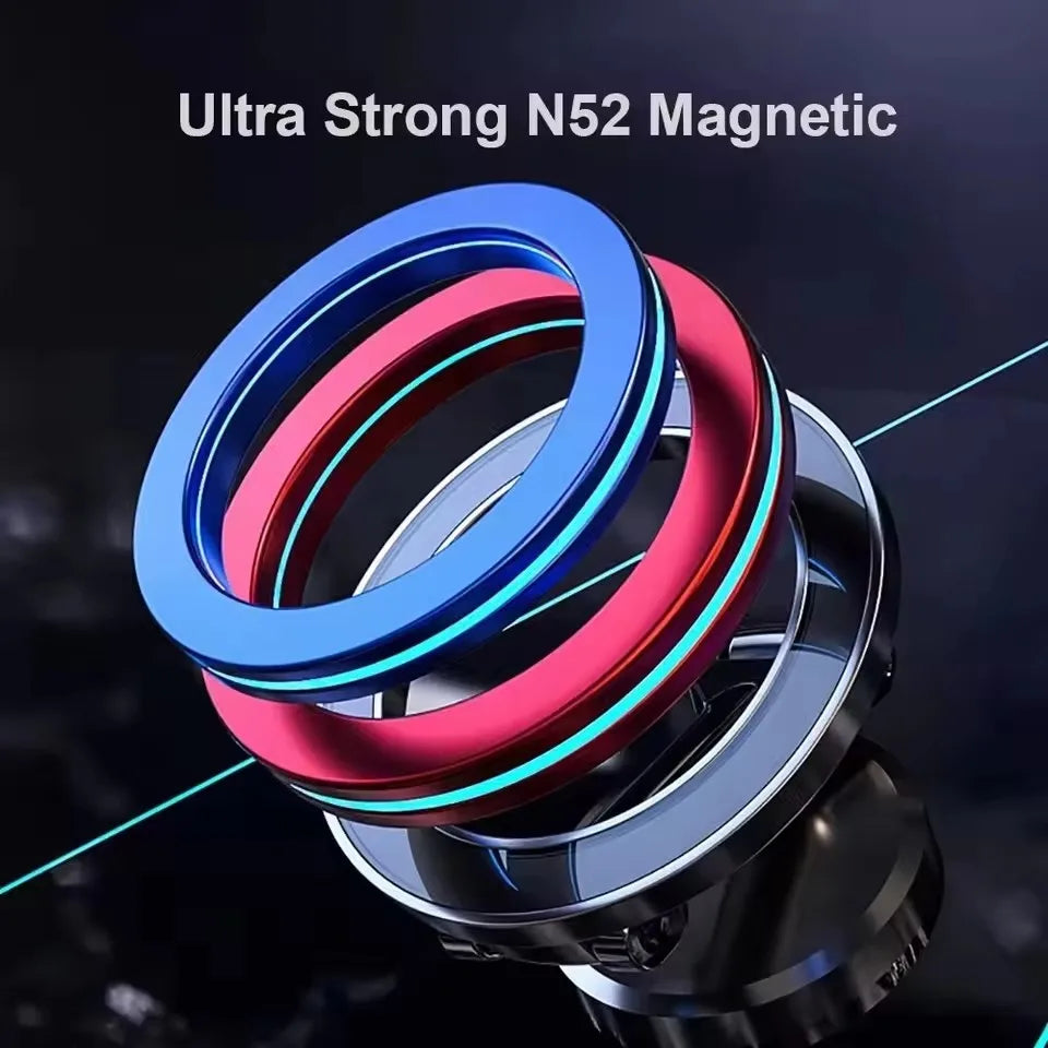 Strong Magnetic Cell Phone Holder Car 360° Swivel Adjustable Back Sticker Holder Magsafe for IPhone 15 Samsung Xiaomi Universal