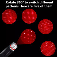Proyector LED Cielo Estrellado para Auto – Efecto Galaxia USB