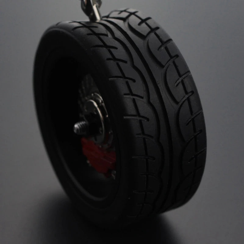 Car Mirror Rearview Pendant Auto Interior Decor Pendants Aluminum Wheel With Shock Absorber Ornament Hanging Accessories