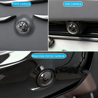 2/4pcs Car Camera Lens Protective Cover 360 Panoramic Reversing Camera Lens Guards HD Scratch Resistant Modification Accessory