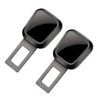 2PCS Car Seat Belt Clip Extender Safety Buckle for Tesla Porsche Thick Insert Socket Lock Buckle Plug - Automotive Safety