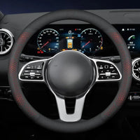 O/D Type Nappa Leather Car Steering Wheel Cover Universal Steering Wheel Cover Steering Wheel Accessories Anti Slip Handle Cover