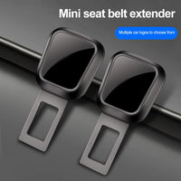 2PCS Car Seat Belt Clip Extender Safety Buckle for Tesla Porsche Thick Insert Socket Lock Buckle Plug - Automotive Safety