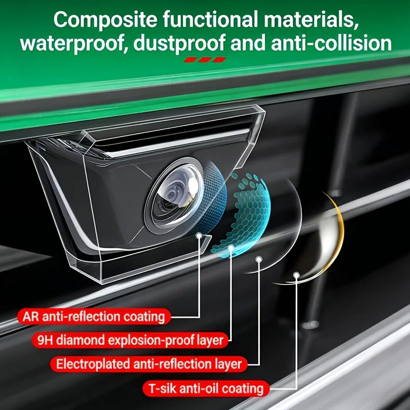 2/4pcs Car Camera Lens Protective Cover 360 Panoramic Reversing Camera Lens Guards HD Scratch Resistant Modification Accessory