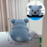 Cute Screen Ornaments Monitors Easy-Lying Animal Ornaments Car Navigator Screen Ornaments Computer TV Monitors Animal Ornaments