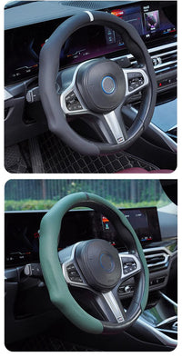2026 NEW NAPPA Car Steering Wheel Cover Booster Cover For Ford Mustang S197 S650 Diameter 38cm Breathable Non-slip Accessories