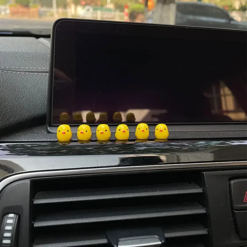 5/10/20PCS Cute Black Elf Car Interior Decoration Funny Auto Center Console Rearview Mirror Ornaments For Car Accessories