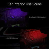 Proyector LED Cielo Estrellado para Auto – Efecto Galaxia USB
