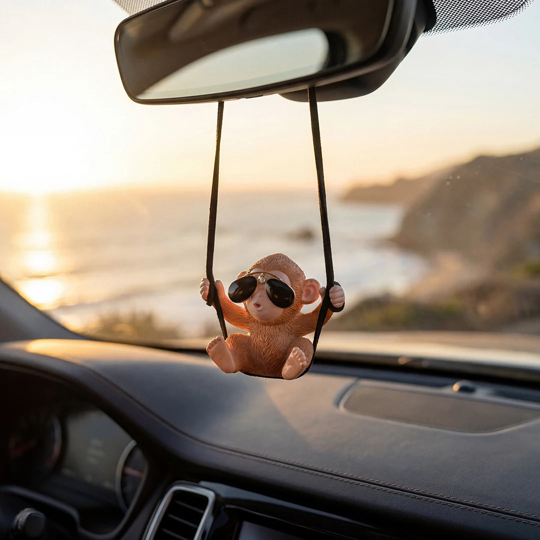 Monito Swing con Lentes para Auto