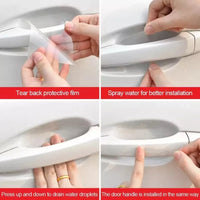 Protector Transparente Antirayones para Manijas de Auto – 8 Piezas