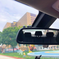 5/10/20PCS Cute Black Elf Car Interior Decoration Funny Auto Center Console Rearview Mirror Ornaments For Car Accessories