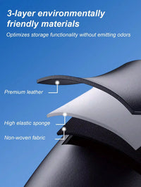 Car Rear Seat Back Hanging Storage Bag Multi-Compartment Auto Organizer Waterproof Universal for SUV Sedan