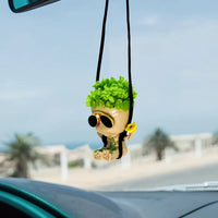 Car Rearview Mirror Decoration Pendant Miniature Model Groot Ornament Cartoon Swing Tree Man Figurine Home Decor Kids Gifts