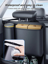 Car Rear Seat Back Hanging Storage Bag Multi-Compartment Auto Organizer Waterproof Universal for SUV Sedan
