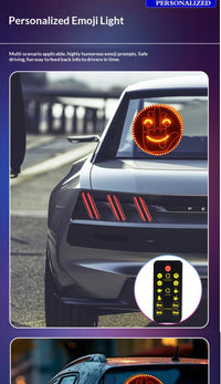 Luz LED de Gestos para Auto – Señal Divertida para Parabrisas Trasero