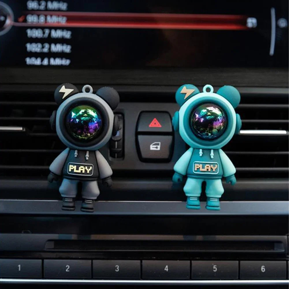 Car Air Outlet Perfume Clips Cartoon Astronaut Air-Conditioning Outlets Aromatherapy Clip Interior Accessories Air-Freshener