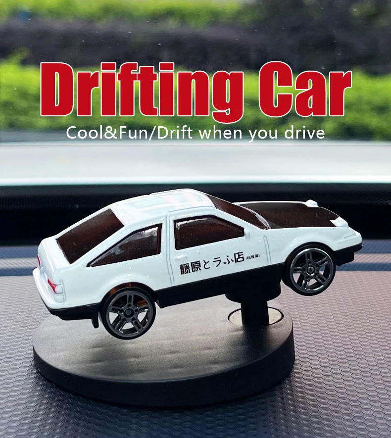 Drift race car ornaments dashboard model sway swing turn cool fun sports racing interior accessories decor items decorations men