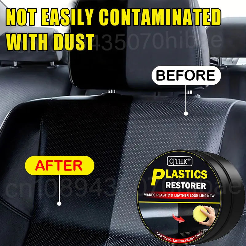 Restaurador de Plásticos para Auto – Efecto Negro Brillante