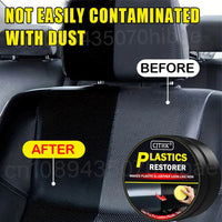 Restaurador de Plásticos para Auto – Efecto Negro Brillante