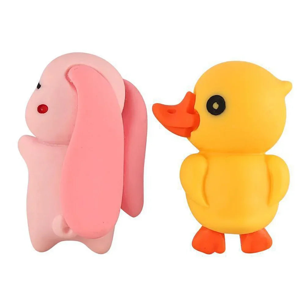 6/1pcs Cute Animal Ornament Car Center Console Display Screen Ornament Car Rearview Mirror Bike Little Turtle Cute Pendant Doll