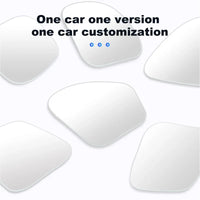 SEAMETAL 2pcs Car Rearview Mirrors 360 Degree Adjustable Blind Spot Mirror HD Frameless Wide-angle Rearview Auxiliary Mirrors