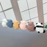 Cute Screen Ornaments Monitors Easy-Lying Animal Ornaments Car Navigator Screen Ornaments Computer TV Monitors Animal Ornaments