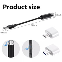 Proyector LED Cielo Estrellado para Auto – Efecto Galaxia USB