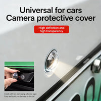 2/4pcs Car Camera Lens Protective Cover 360 Panoramic Reversing Camera Lens Guards HD Scratch Resistant Modification Accessory