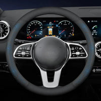 O/D Type Nappa Leather Car Steering Wheel Cover Universal Steering Wheel Cover Steering Wheel Accessories Anti Slip Handle Cover