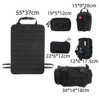 Car Backseat Hanging Bag, Tactical Accessory Organizer, Self-Driving Hunting Outdoor Storage Bag Classified Storage Bag
