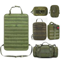 Car Backseat Hanging Bag, Tactical Accessory Organizer, Self-Driving Hunting Outdoor Storage Bag Classified Storage Bag