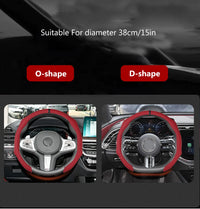 2026 NEW NAPPA Car Steering Wheel Cover Booster Cover For Ford Mustang S197 S650 Diameter 38cm Breathable Non-slip Accessories
