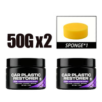 Car Plastic Restorer Back To Black Gloss Auto Interior Leather & Panel Renewal Wax Coating Agent Auto Polish And Repair Coating