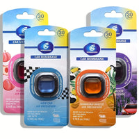 30-Day Long-Lasting Car Air Freshener Vent Clip - Essential Oil Scented Odor Eliminator, 0.14 oz Each, Non-Toxic Fragrance Sourc