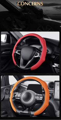 2026 NEW NAPPA Car Steering Wheel Cover Booster Cover For Ford Mustang S197 S650 Diameter 38cm Breathable Non-slip Accessories