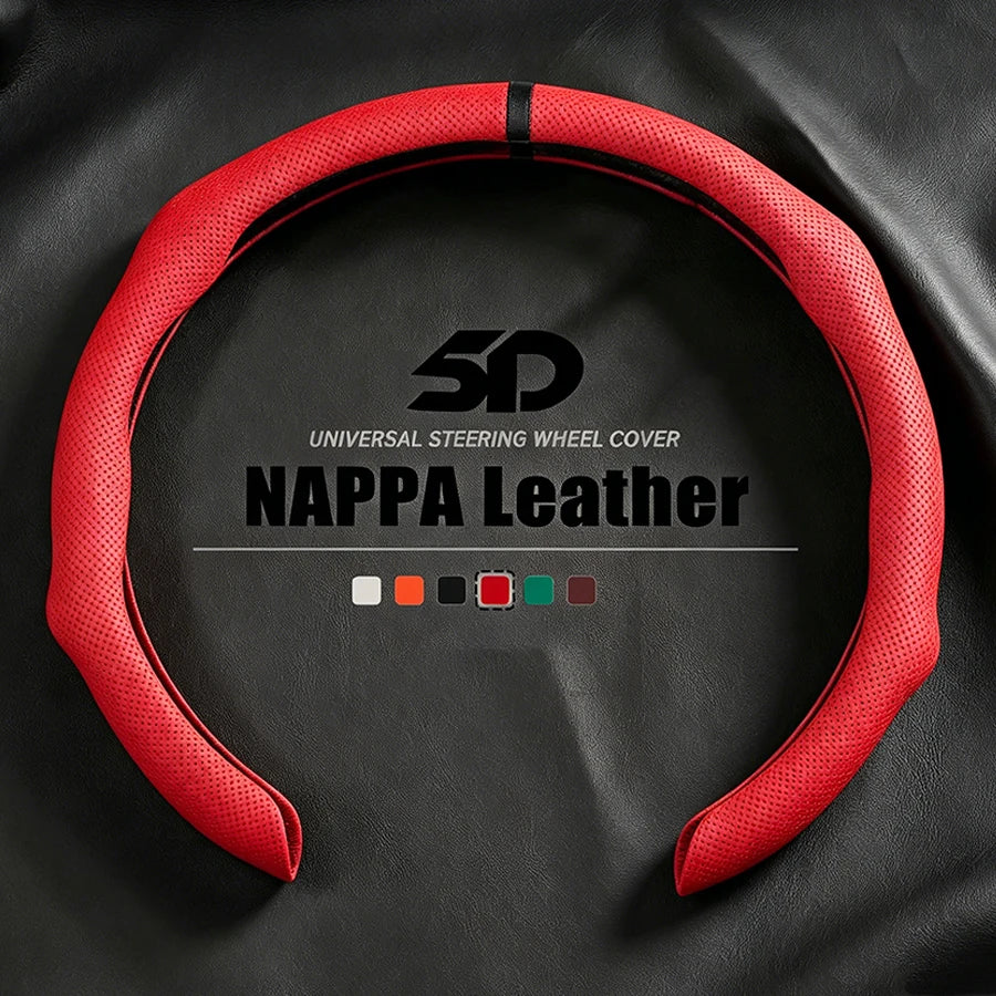 2026 NEW NAPPA Car Steering Wheel Cover Booster Cover For Ford Mustang S197 S650 Diameter 38cm Breathable Non-slip Accessories