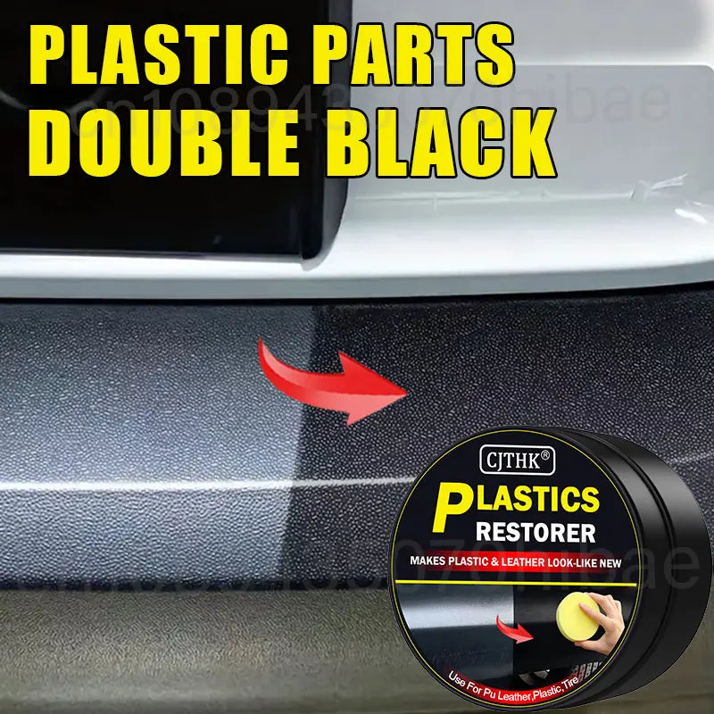 Restaurador de Plásticos para Auto – Efecto Negro Brillante