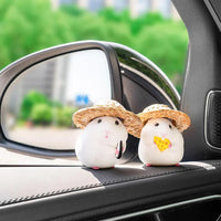 Hamster Car Accessories New Console Cute Doll Car Interior Pendant Car Decoration  Cool Car Decoration